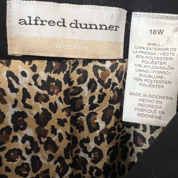 Alfred Dunner Black Lightweight Jacket Size 18W Women - Picture 11 of 11